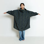 Kids Raincoat leo splashes navy/olive - VIVI MARI