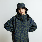 Kids Raincoat leo splashes navy/olive - VIVI MARI