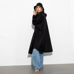 Raincoat solid black - VIVI MARI