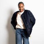 Reversible Bomber Jacket - navy/caramel - VIVI MARI
