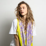 Scarf leo - lavender/grey - VIVI MARI