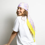 Scarf leo - lavender/grey - VIVI MARI