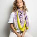 Scarf leo - lavender/grey - VIVI MARI