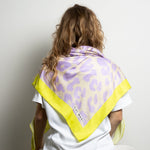 Scarf leo - lavender/grey - VIVI MARI