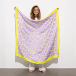 Scarf leo - lavender/grey - VIVI MARI