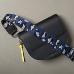 strap abstract leopard blue/black - black - VIVI MARI