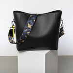 strap abstract leopard blue/black - black - VIVI MARI