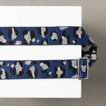 strap abstract leopard blue/black - tan - VIVI MARI