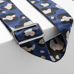 strap abstract leopard blue/black - taupe - VIVI MARI