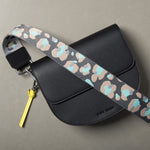 strap abstract leopard taupe/mint - black - VIVI MARI