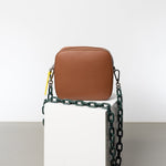 strap acrylic chain forest green - long - VIVI MARI