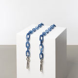 strap acrylic chain ocean blue - long - VIVI MARI