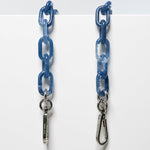 strap acrylic chain ocean blue - short - VIVI MARI