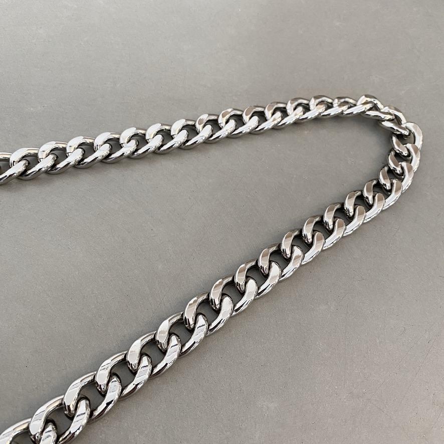 Chunky Chain Strap Silver – bowery475