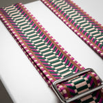 strap ethno multi magenta - tan - VIVI MARI