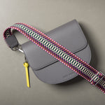 strap ethno multi magenta - tan - VIVI MARI