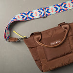 strap neo boho blue/pink - tan - VIVI MARI