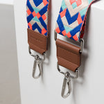 strap neo boho blue/pink - tan - VIVI MARI