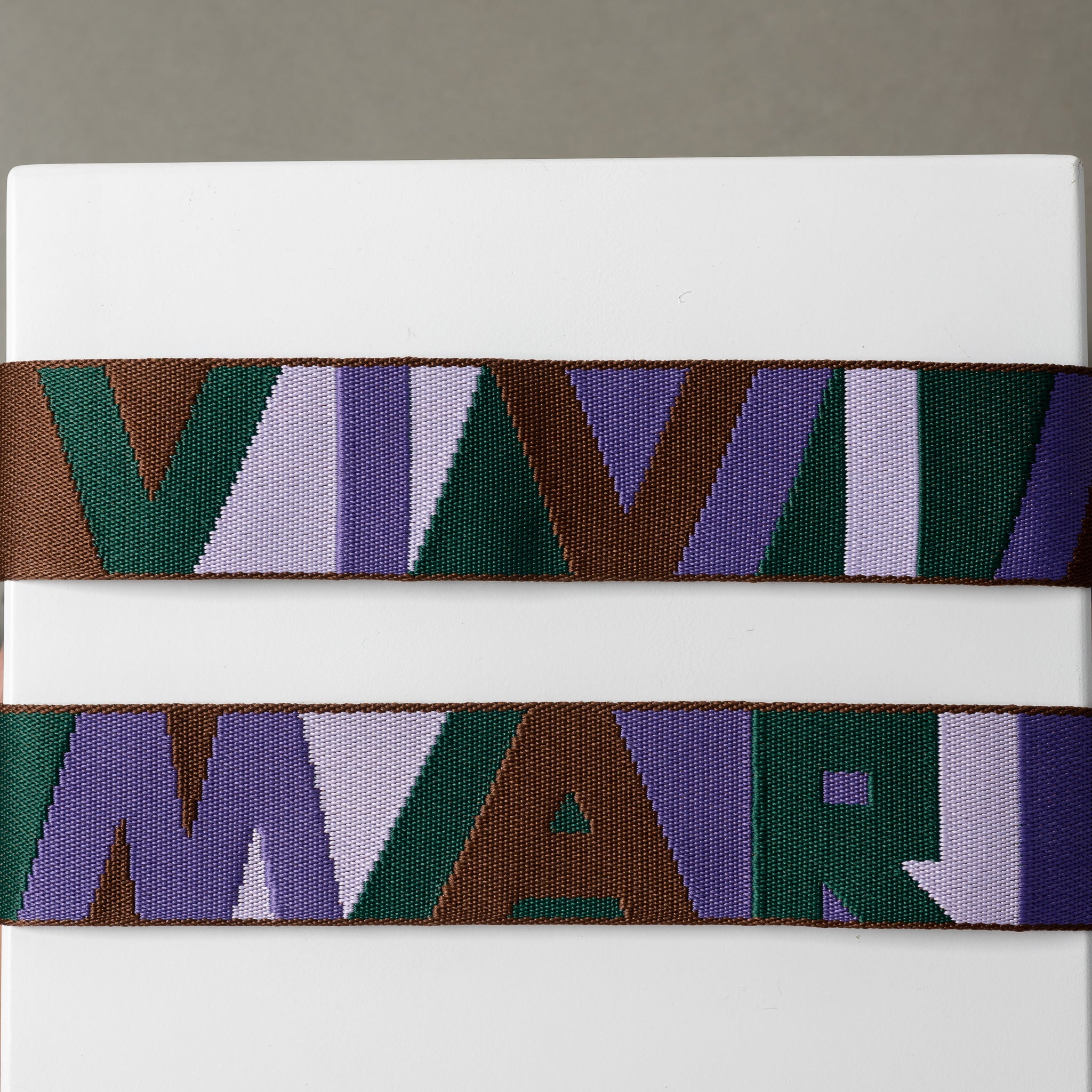 strap snippets green/lavender - tan - VIVI MARI
