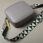 strap triangles green/sand - taupe - VIVI MARI