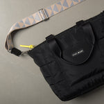 strap triangles grey/beige - black - VIVI MARI