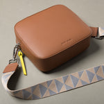 strap triangles grey/beige - tan - VIVI MARI