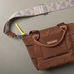 strap triangles grey/beige - tan - VIVI MARI
