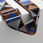 strap triangles multi tan/blue - tan - VIVI MARI
