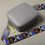 strap triangles multi tan/blue - taupe - VIVI MARI